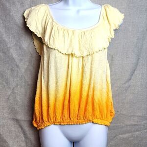 FREE PEOPLE Cora Lee Ombrè Top